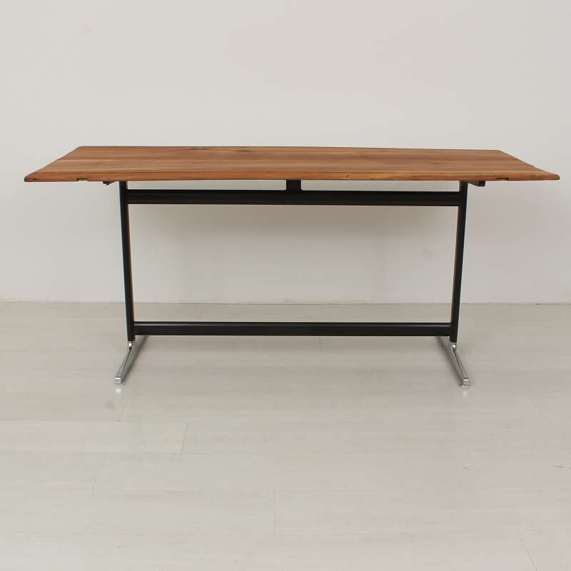 Vitra dining table with cherry wood tabletop - 1960s