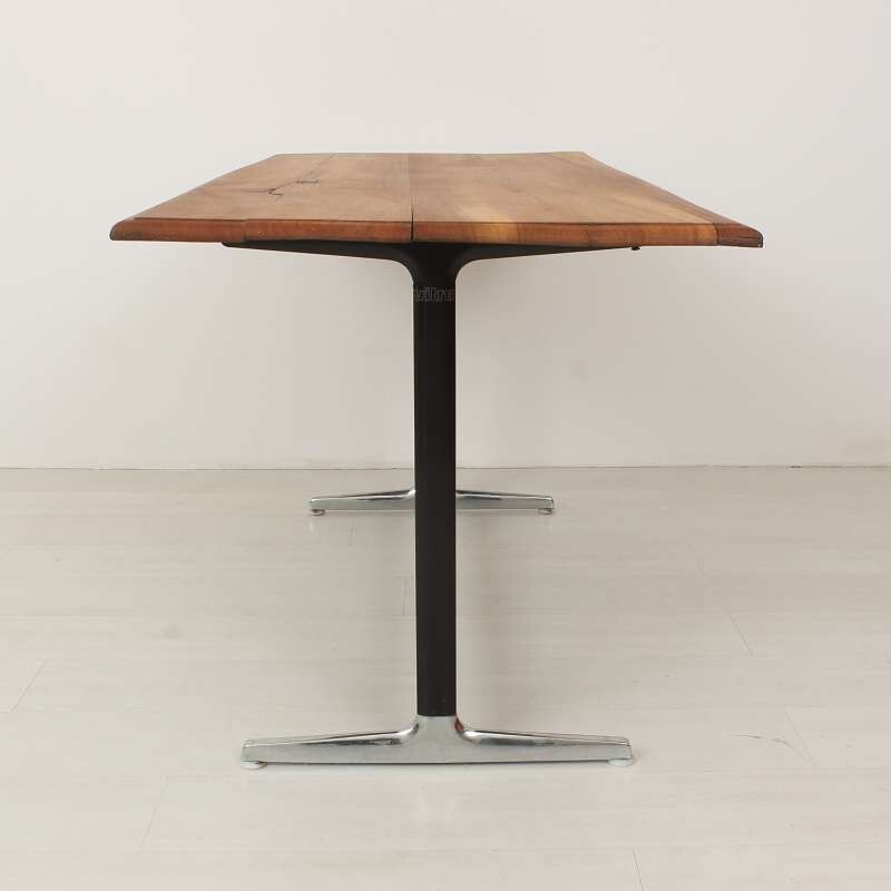 Vitra dining table with cherry wood tabletop - 1960s