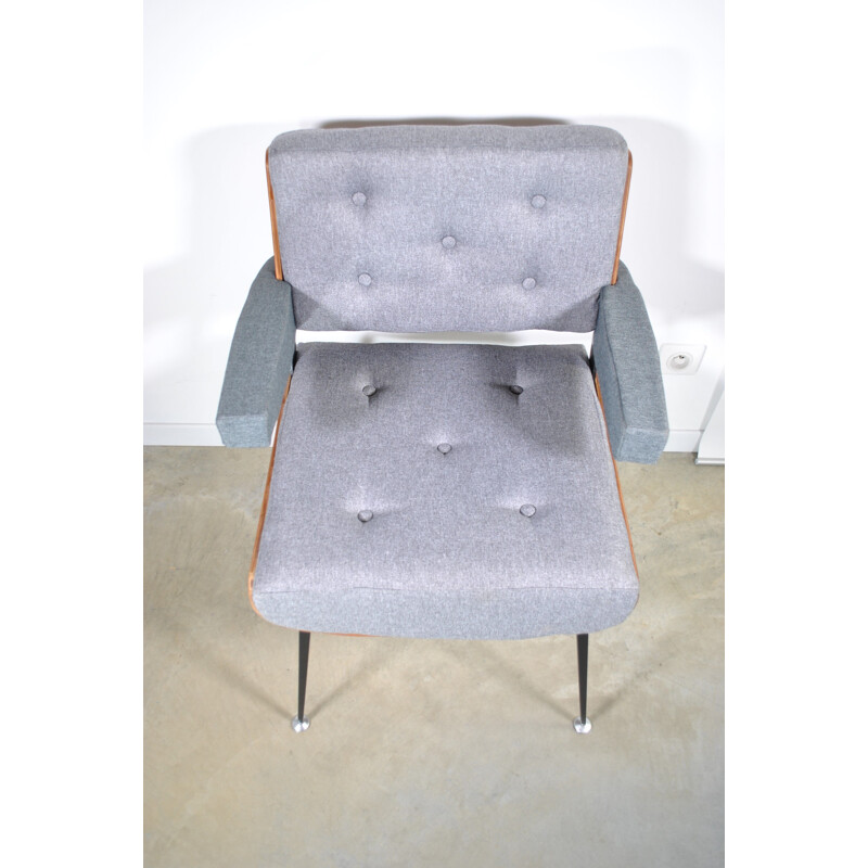 Vintage armchair by Alain Richard, 1960