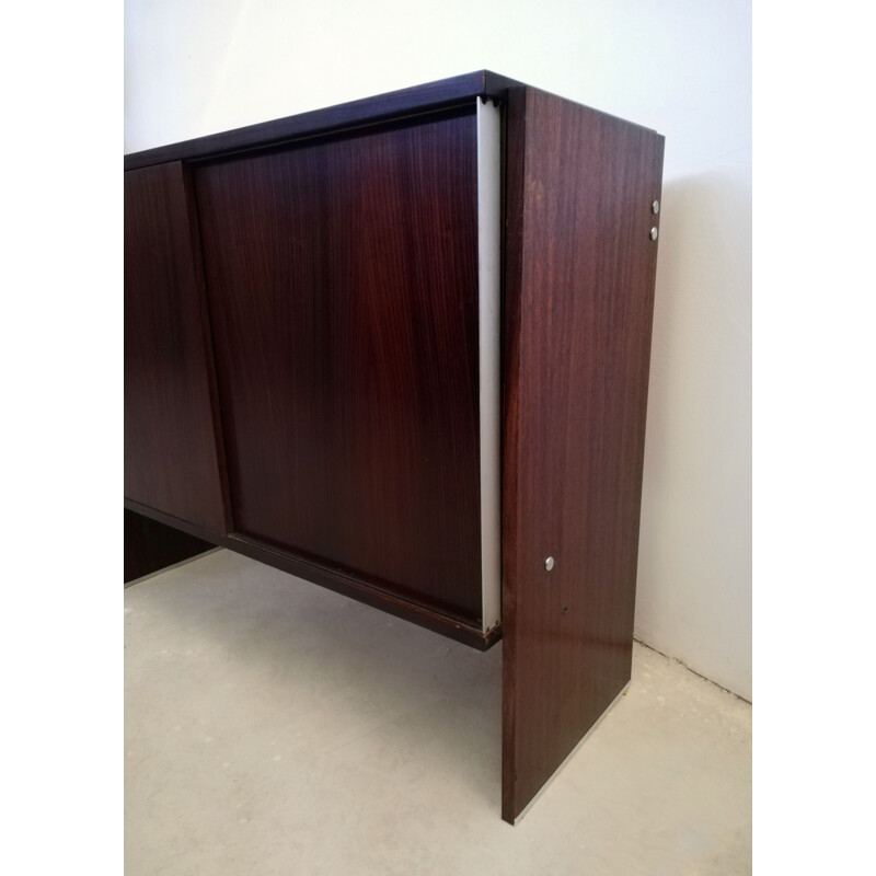 Italienische Vintage Enfilade aus Palisanderholz und Aluminium von Mim Concept, 1970