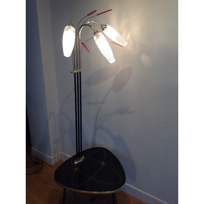 Floor lamp with pedestal - 1950s