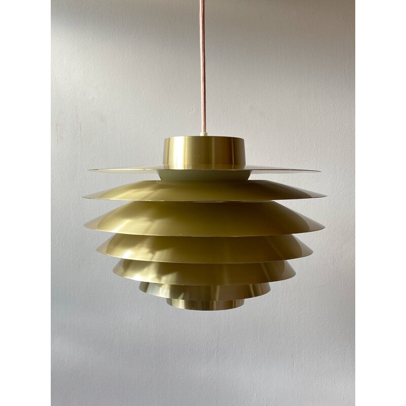 Vintage brass suspension de Sven Middelboe Verona para Nordisk Solar, Dinamarca