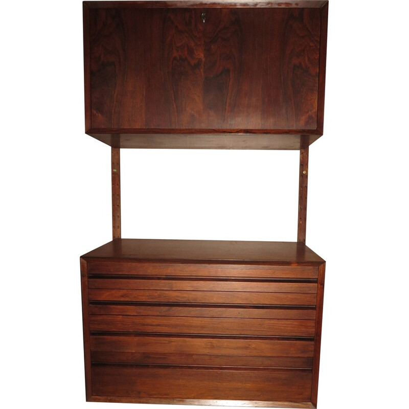 Mid century small storage system in rosewood, Poul CADOVIUS - 1960s