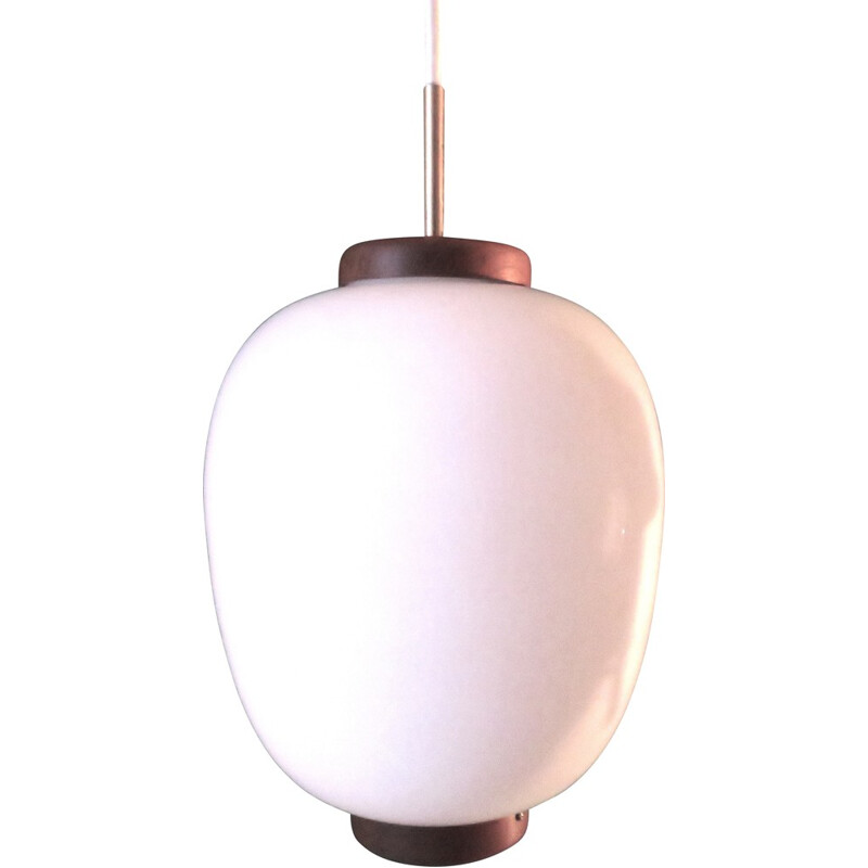 Danish pendant lamp, Bent KARBLY - 1950s