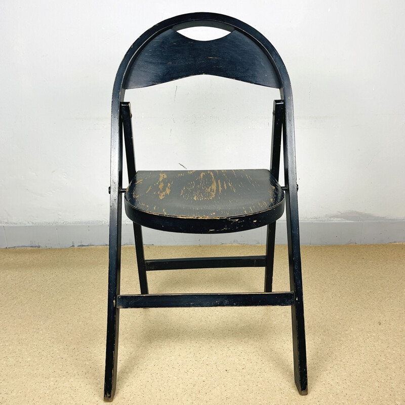 Vintage folding chair Tric by Achille and Pier Giacomo Castiglioni for Bbb Emmebonacina, Italy 1970s