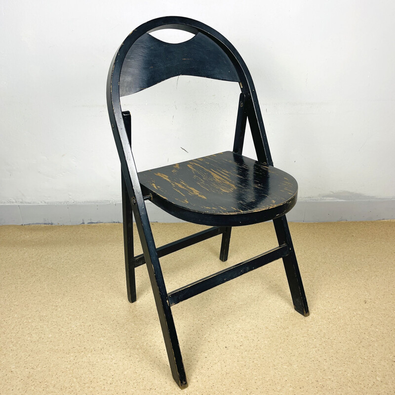 Vintage folding chair Tric by Achille and Pier Giacomo Castiglioni for Bbb Emmebonacina, Italy 1970s