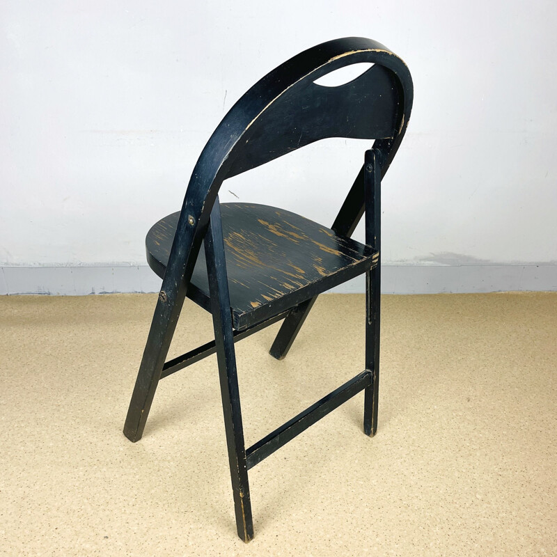 Vintage folding chair Tric by Achille and Pier Giacomo Castiglioni for Bbb Emmebonacina, Italy 1970s