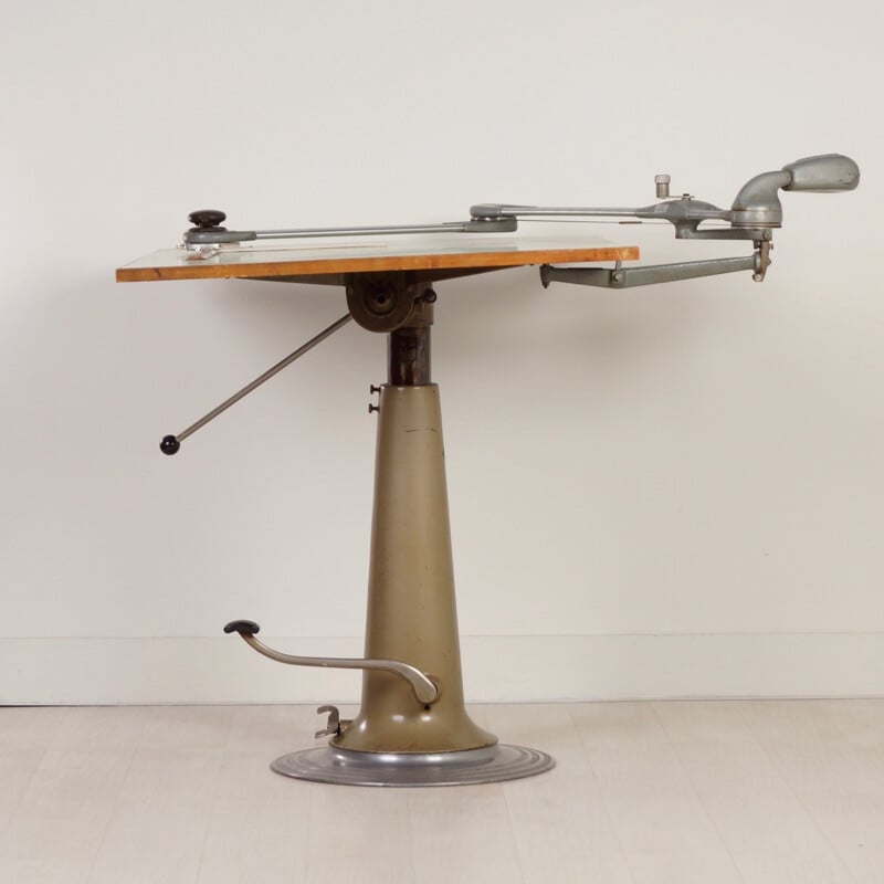 Table à dessin industrielle Nike Hydraulics - 1950