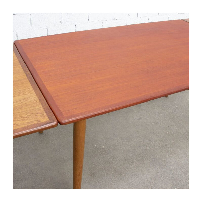 Vintage table At-312 by Hans Wegner for Andreas Tuck