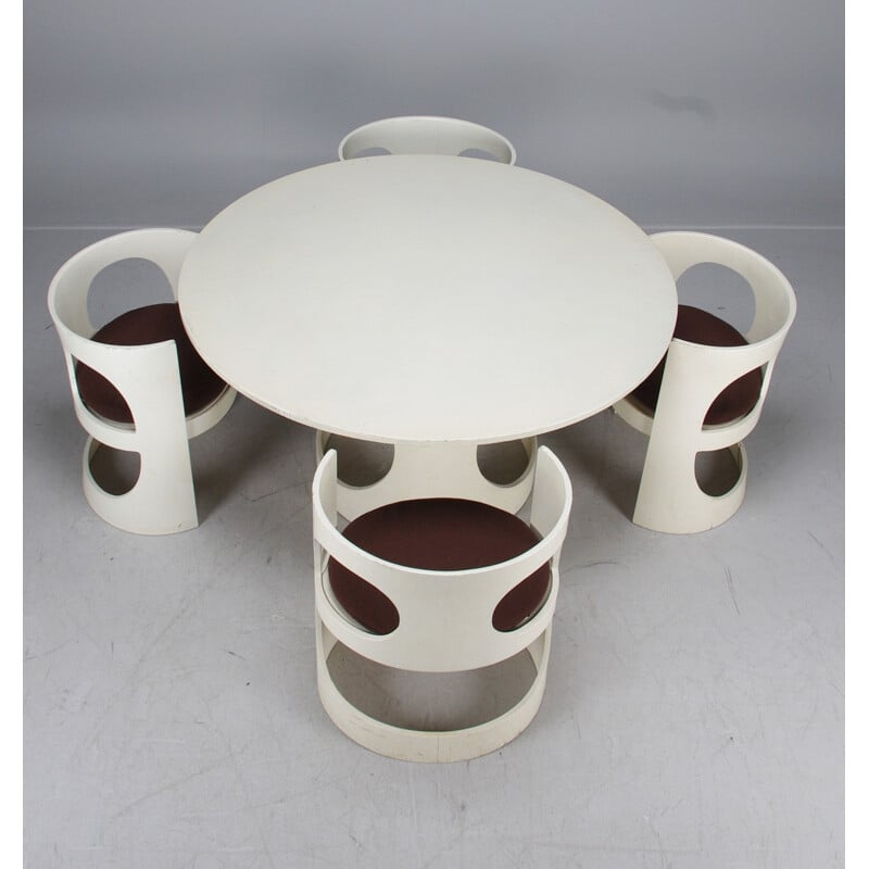 Ensemble table et 4 chaises "PrePop", Arne JACOBSEN - années 60