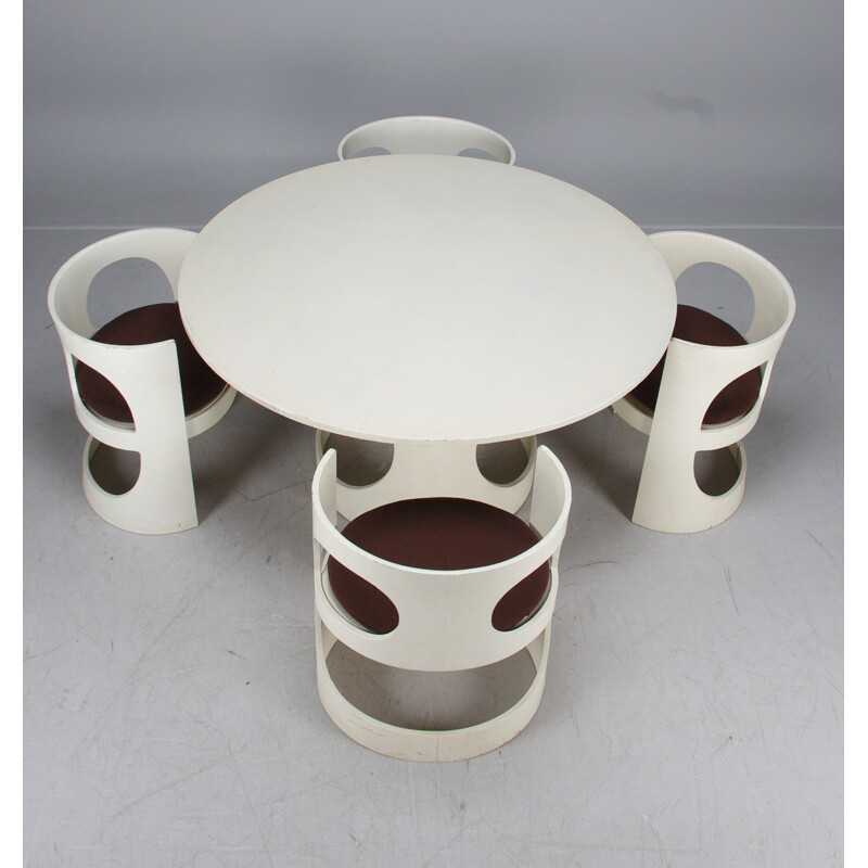 Table and 4 chairs "PrePop", Arne JACOBSEN - 1960s