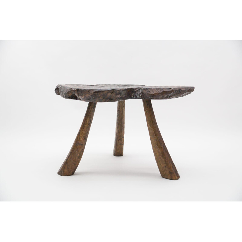 Rustic vintage sculptural coffee table