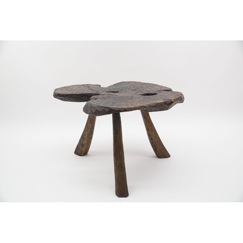 Rustic vintage sculptural coffee table