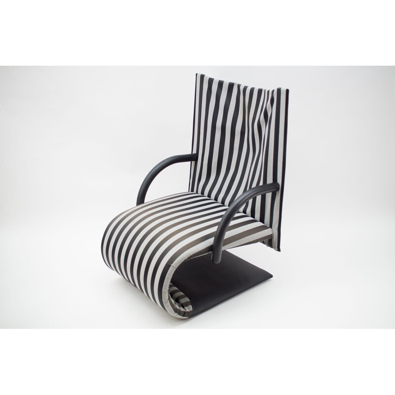 French vintage Zen armchair by Claude Brisson for Ligne Roset, 1980s