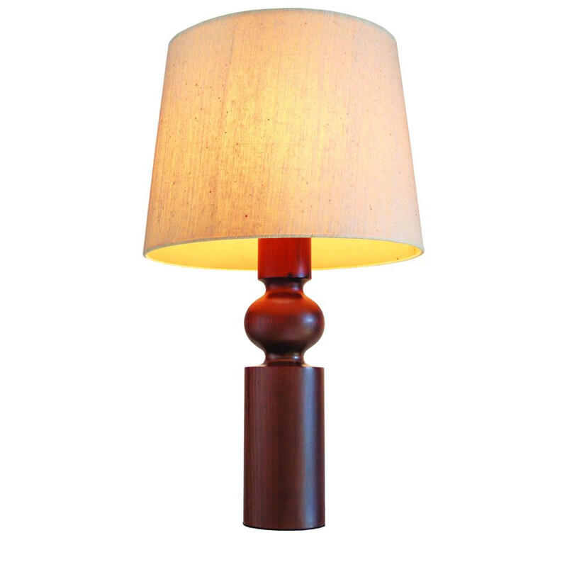 Scandinavian vintage table lamp by Uno & Osten Kristiansson for Luxus Vittsjö, Sweden 1970s