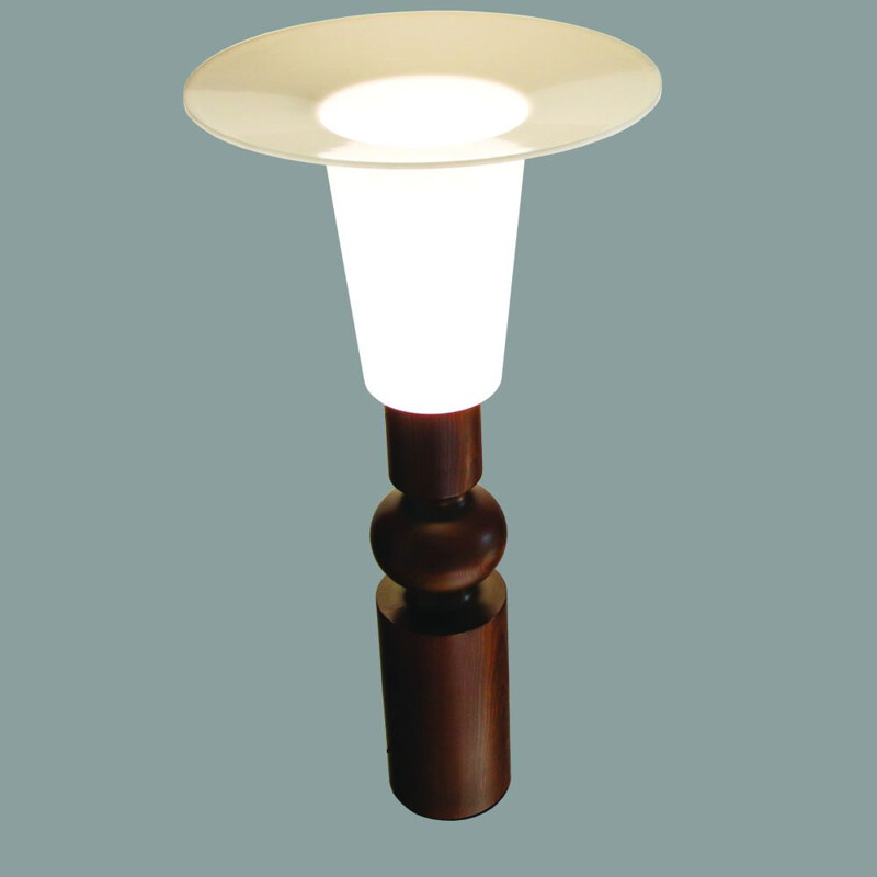 Lámpara de mesa vintage escandinava de Uno