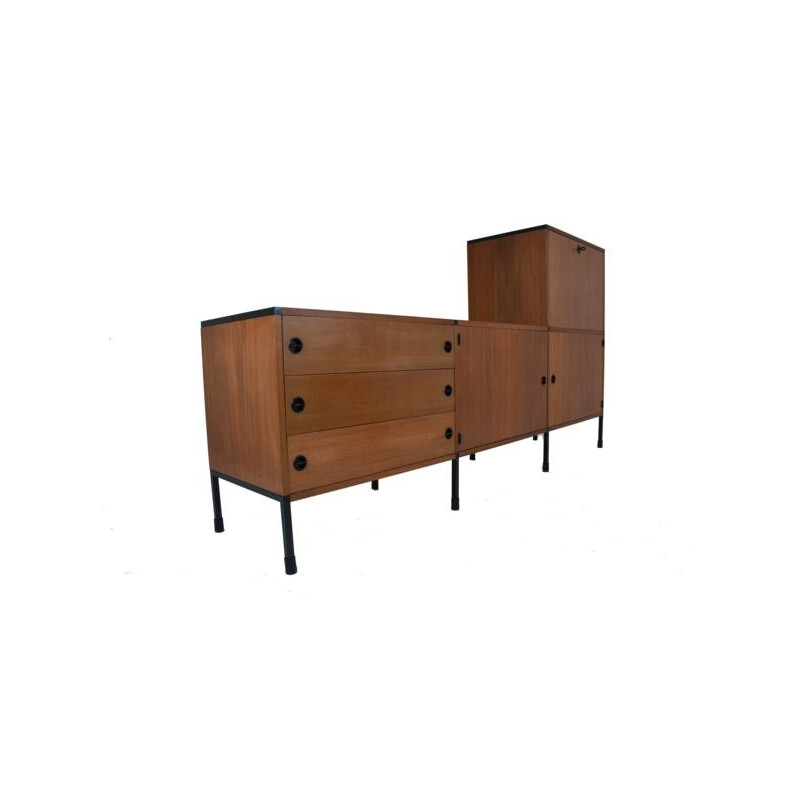 Large sideboard in teak, A.R.P - 1950s