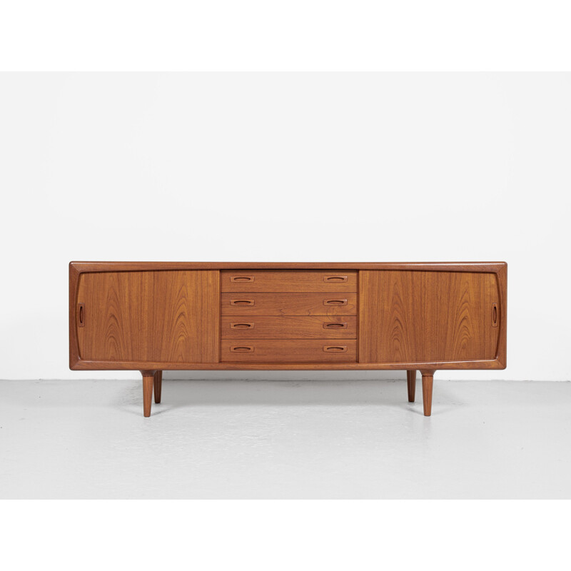 Enfilade danois vintage en teck par Hp Hansen, 1960