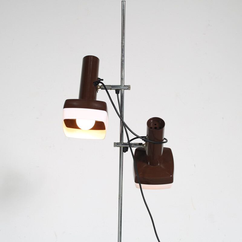 Vintage floor lamp by B ent Karbly for A. Schroder Kemi - Ask Belysninger, Denmark 1970s