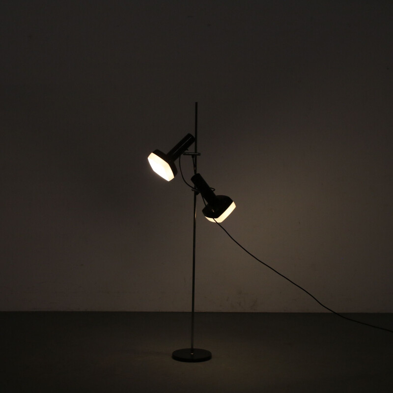 Vintage floor lamp by B ent Karbly for A. Schroder Kemi - Ask Belysninger, Denmark 1970s