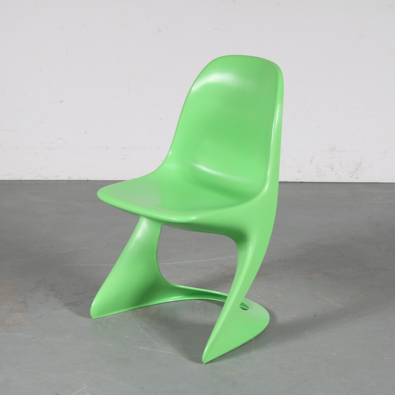 Casalino" vintage groene stoel door Alexander Begge voor Casala, Duitsland 2007