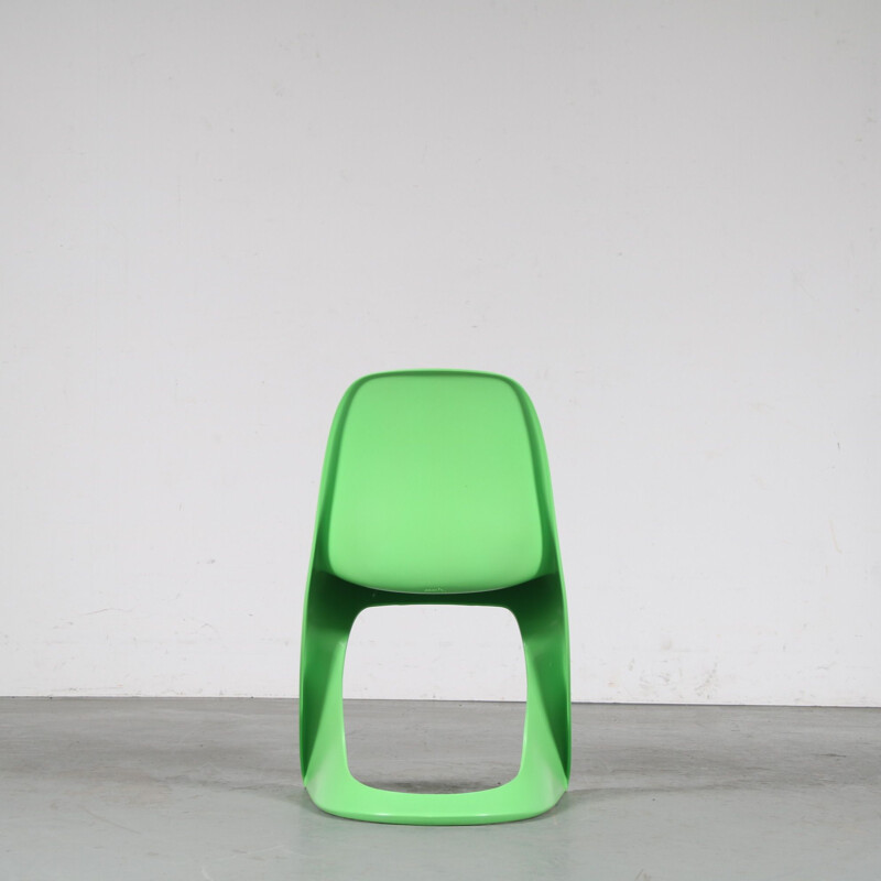 Silla verde vintage "Casalino" de Alexander Begge para Casala, Alemania 2007