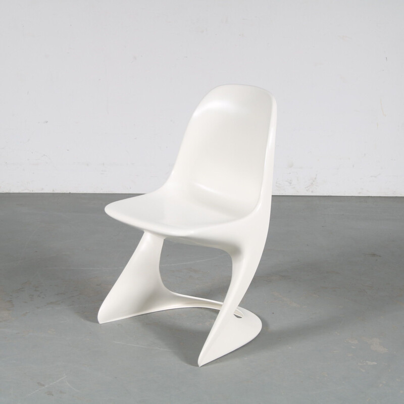 Casalino" vintage witte stoel door Alexander Begge voor Casala, Duitsland 2007