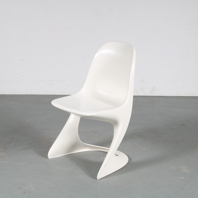 Silla blanca vintage "Casalino" de Alexander Begge para Casala, Alemania 2007