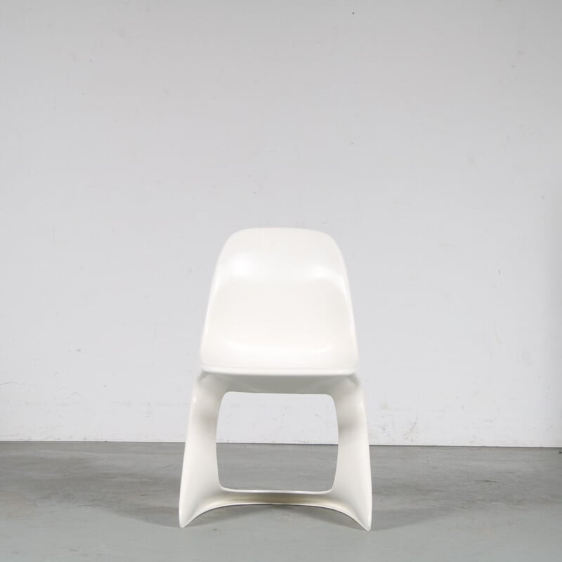 Casalino" vintage witte stoel door Alexander Begge voor Casala, Duitsland 2007