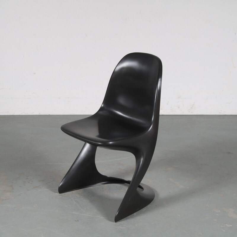 Chaise noire vintage "Casalino" par Alexander Begge pour Casala, Allemagne 2007