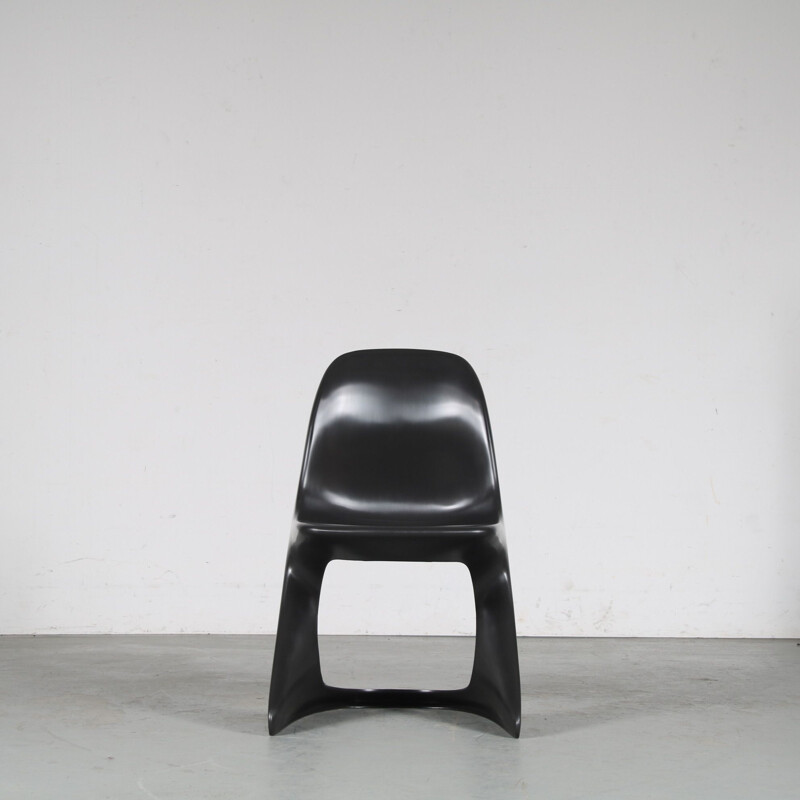 Zwarte vintage stoel "Casalino" van Alexander Begge voor Casala, Duitsland 2007