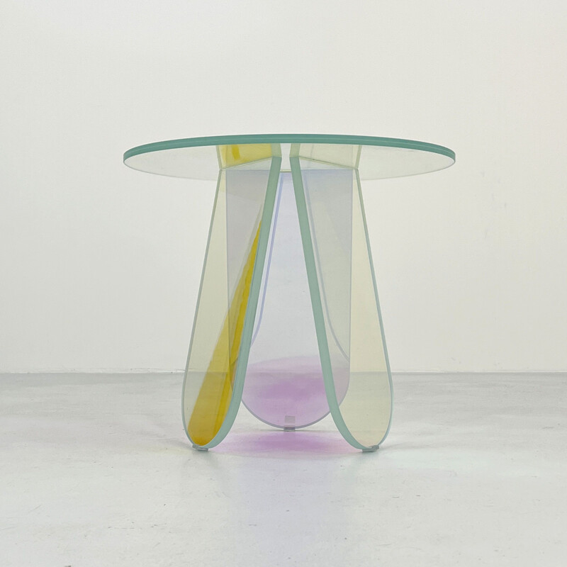 Shimmer vintage side table by Patricia Urquiola for Glas Italia, 2010s