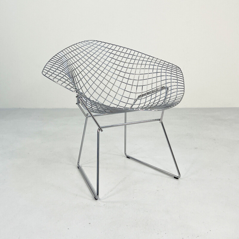 Fauteuil vintage Diamond par Harry Bertoia pour Knoll, 1990