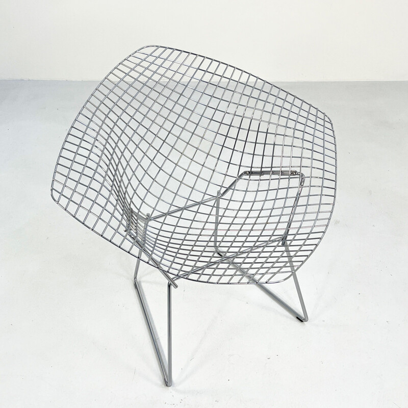 Fauteuil vintage Diamond par Harry Bertoia pour Knoll, 1990