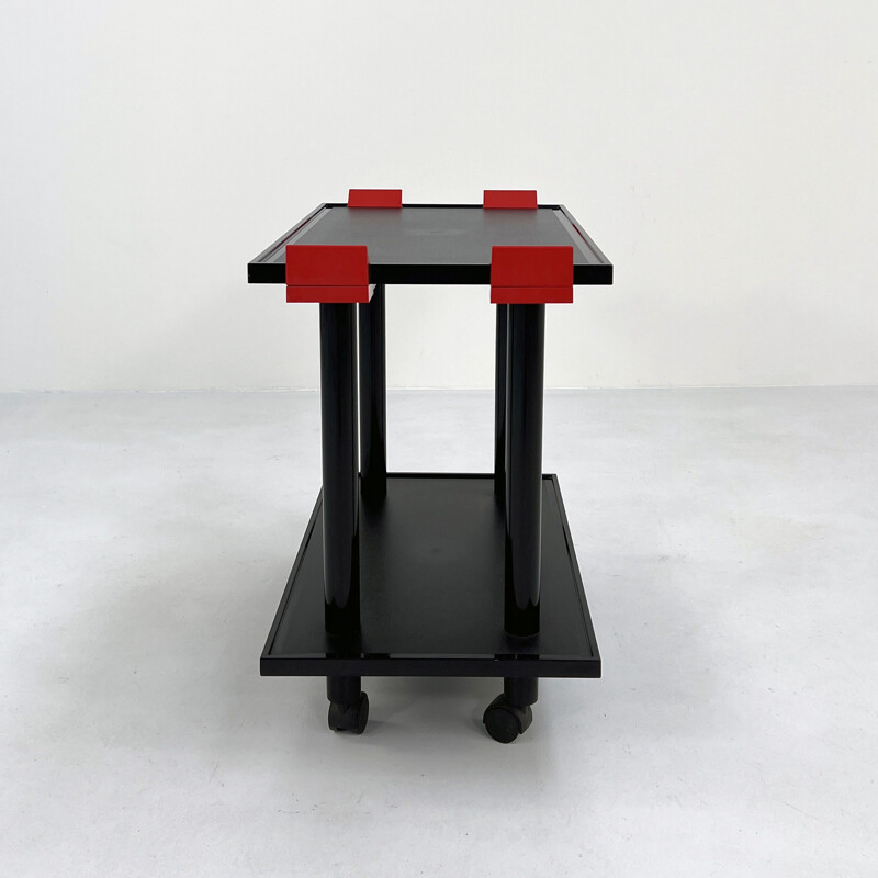 Vintage plastic trolley by Anna Castelli Ferrieri for Kartell, 1980s