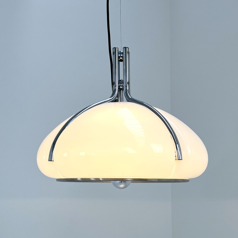 Vintage Quadrifoglio pendant lamp by Gae Aulenti for Harvey Guzzini, 1970s