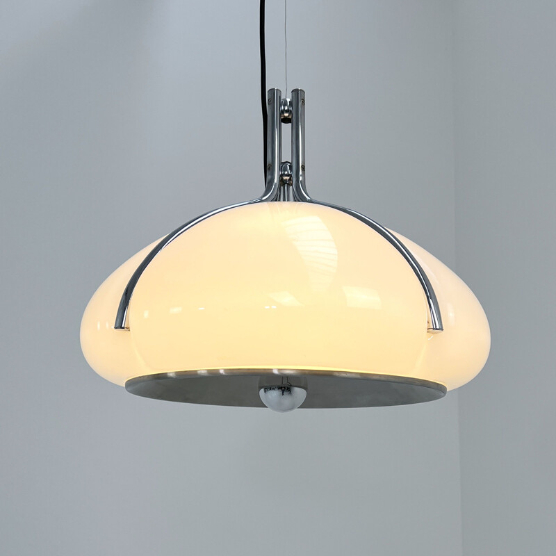 Vintage Quadrifoglio pendant lamp by Gae Aulenti for Harvey Guzzini, 1970s