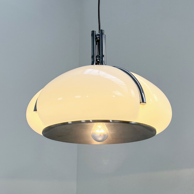 Vintage Quadrifoglio pendant lamp by Gae Aulenti for Harvey Guzzini, 1970s