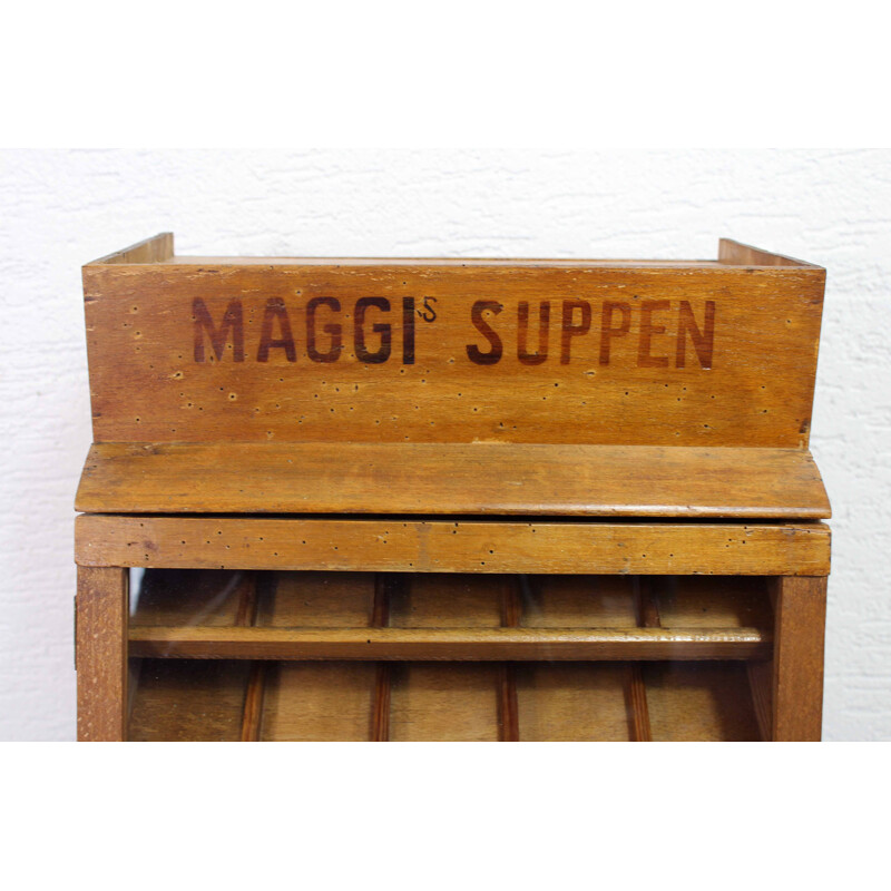 Maggi vintage display cabinet