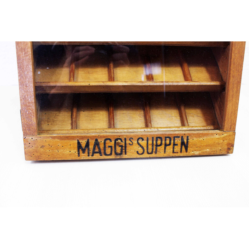 Maggi vintage display cabinet