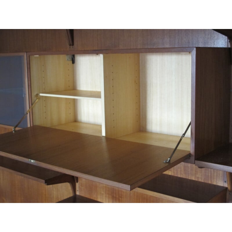 Mid century modular storage system in teak, Poul CADOVIUS - 1960s