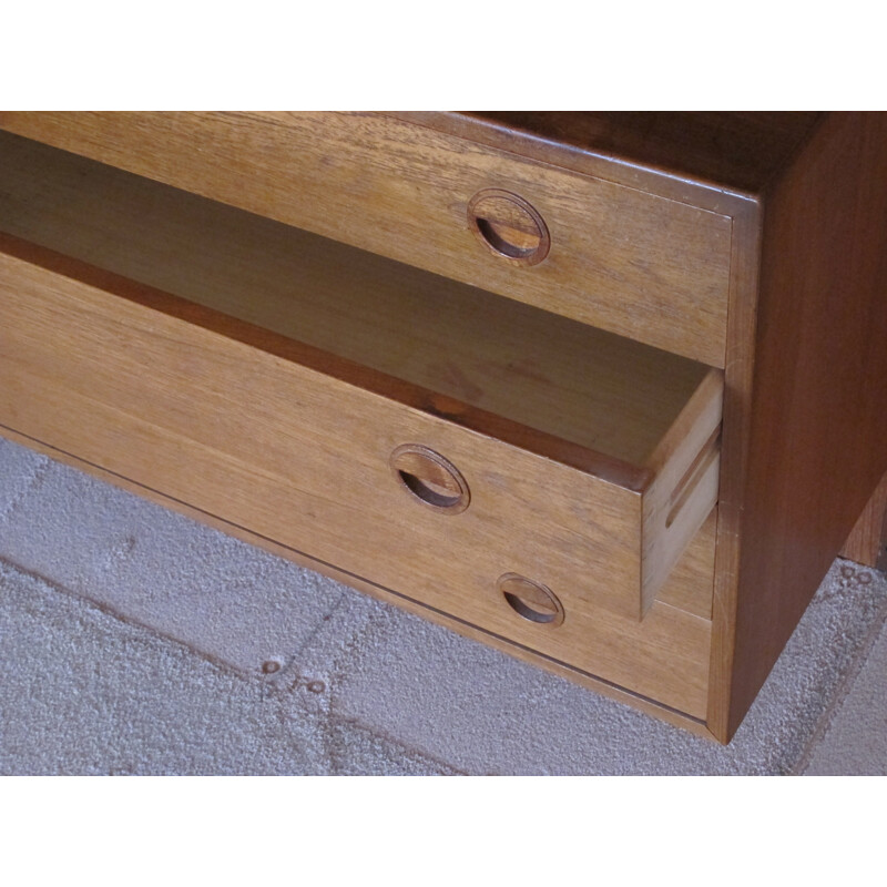 Mid century modular storage system in teak, Poul CADOVIUS - 1960s