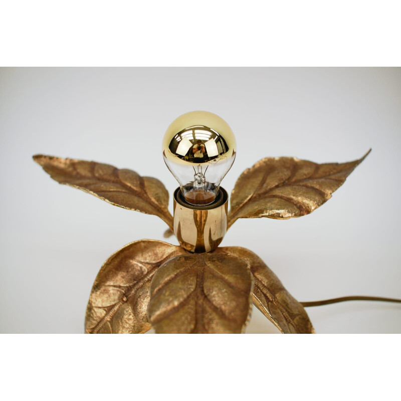 Ein Paar Vintage-Lampen in Gold von Willy Daro für Massive, 1970