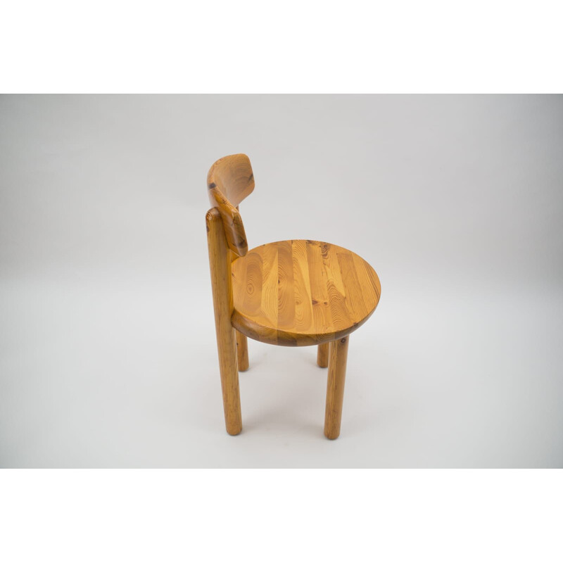 Ensemble de 6 chaises vintage en pin par Rainer Daumiller, 1970