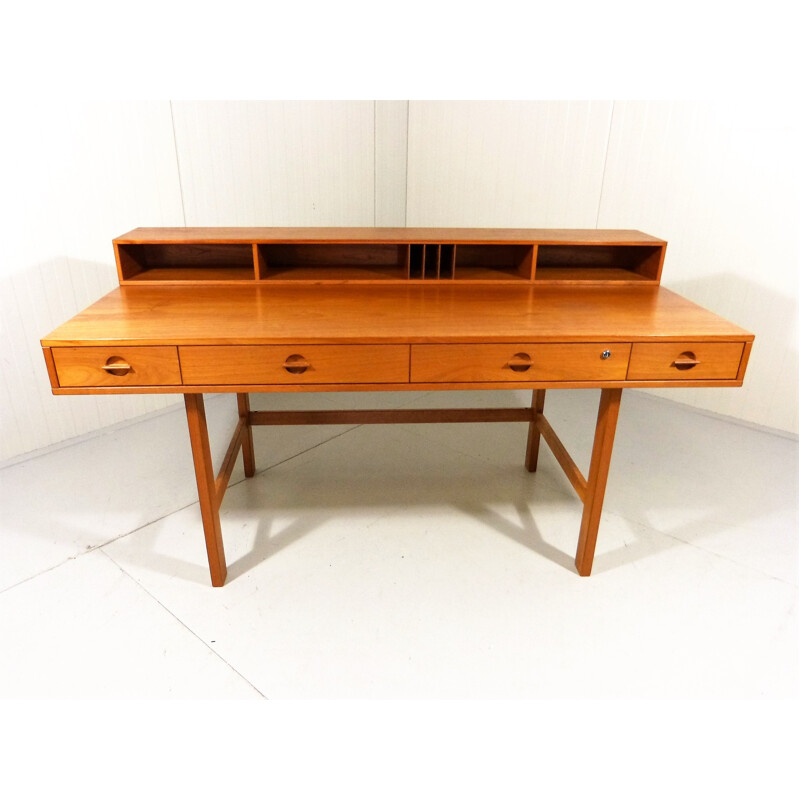 Grand bureau vintage avec plateau extensible, Jens QUISTGAARD - 1960