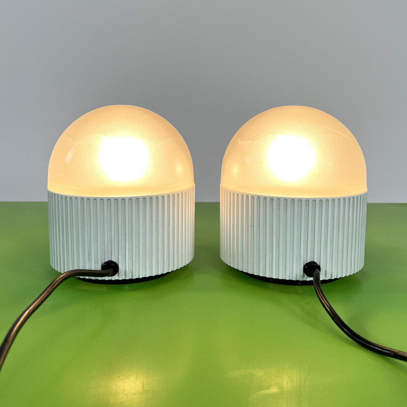 Pair of vintage Bulbo lamps by R. Barbieri & G. Marianelli for Tronconi, 1980s