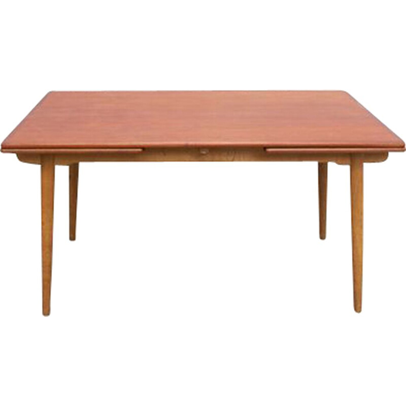 Table vintage At-312 par Hans Wegner pour Andreas Tuck