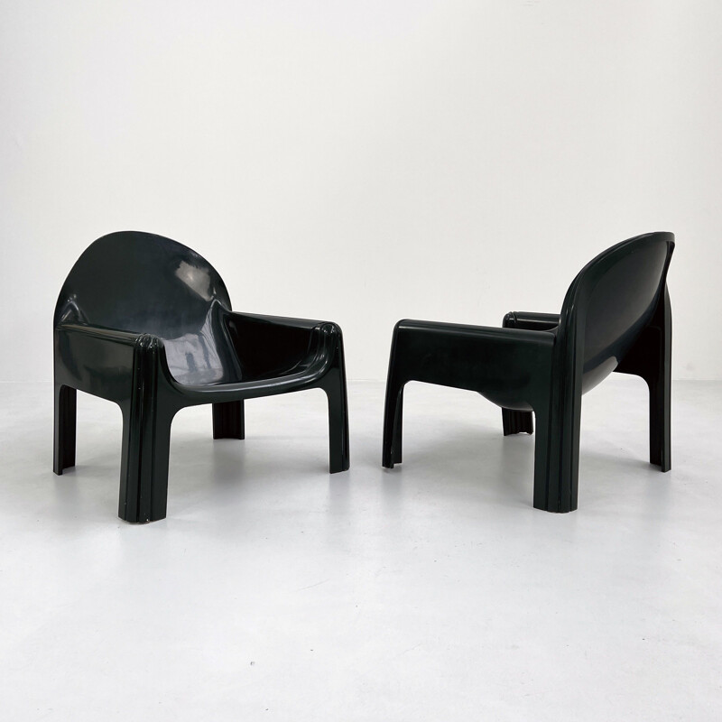 Pair of vintage armchairs model 4794 by Gae Aulenti for Kartell, 1970s