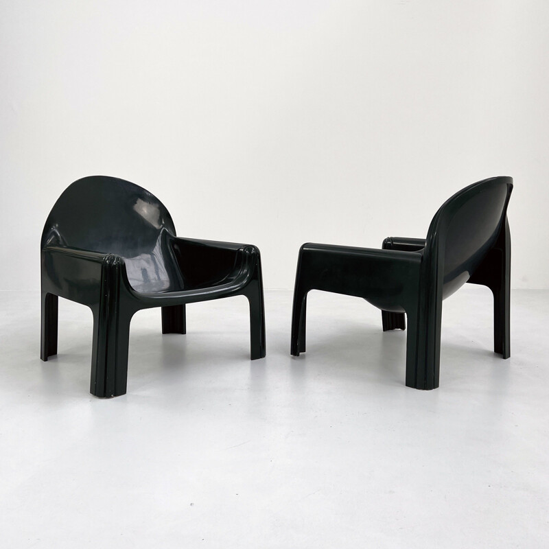 Paire de fauteuils vintage modèle 4794 de Gae Aulenti pour Kartell, 1970