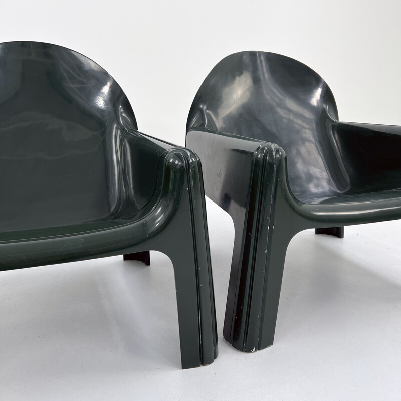 Pair of vintage armchairs model 4794 by Gae Aulenti for Kartell, 1970s